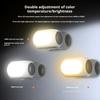 Lumină de umplere cu LED, reglabilă la temperaturi în 3 culori, reîncărcabilă, compactă, portabilă, stabilizator de cardan, lumină de umplere magnetică, gimbal pentru telefon
