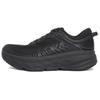 HOKA One One Bondi 7 Mesh Low Top Trail Running City Commuting Running Shoes Unisex Black 1110518-BBLC