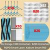 Fit For Conga 7490 Immortal / 8290 Immortal, ROPO Smart Laser, Kabum Smart 900 Parts Main Side Brush Mop Cloth Filter Dust Bag