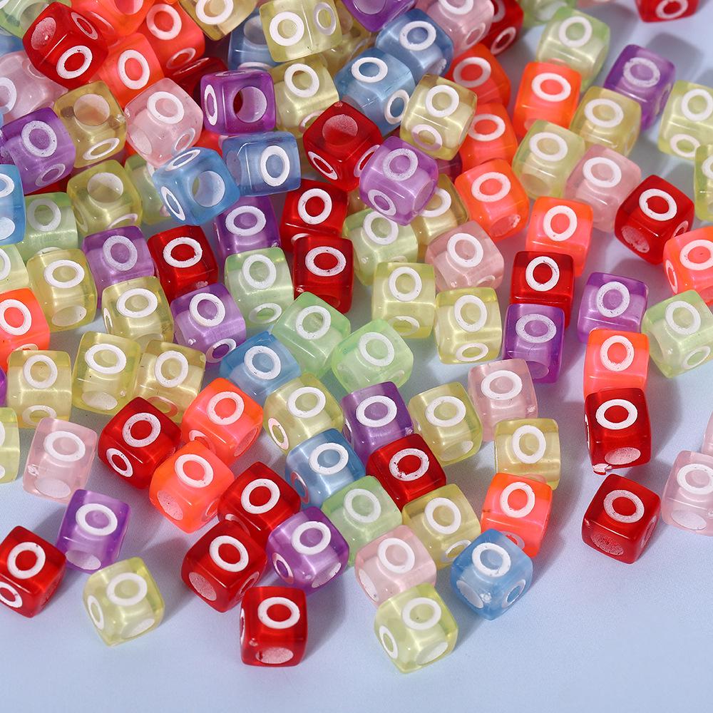 Colorful A-Z Letter Beads for DIY Jewelry & Educational Bracelets