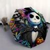 1pc Halloween Nightmare Before Christmas Ideas Automatic Opening and Closing Umbrella, Lightweight 3-Fold, With Cute Cartoon Characters, Sui