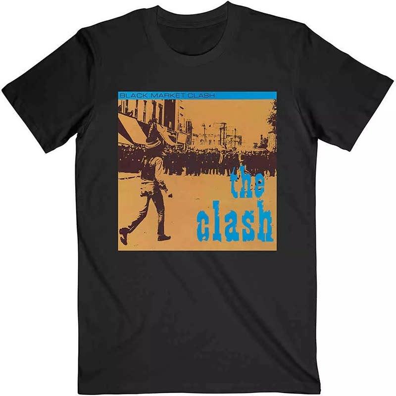 New The Clash Band London Calling Guitarists Guitar Case Rock Band Street Shortsleeved Tshirt
