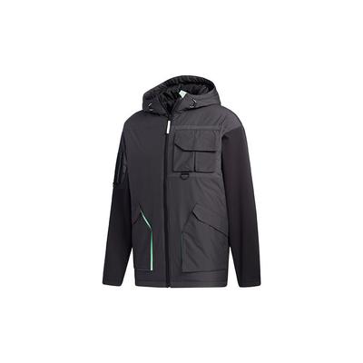Urban Pad Jacket Reflective Hooded Outdoor Sports Men Jacket Black GV3518