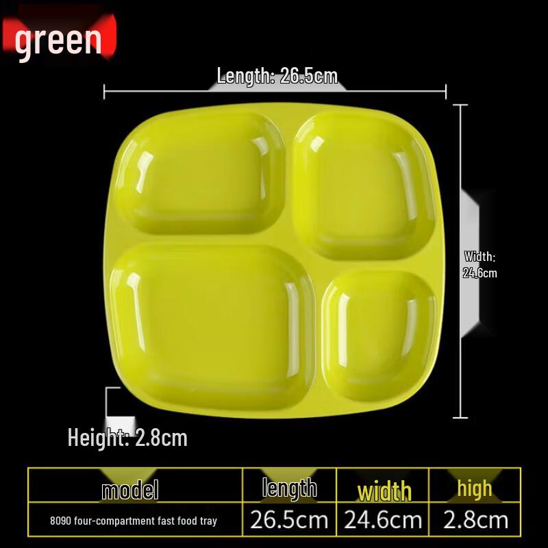Melamine Divided Plate