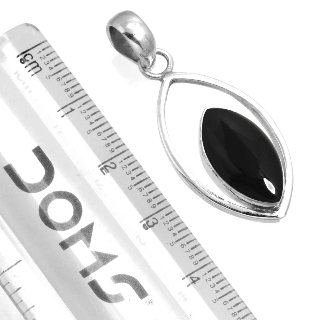 925 Sterling Silver Pendant Women Gemstone Handmade Jewelry Birthday Gift Amber Amethyst Black Onyx Carnelian Garnet Quartz Green Onyx Gold Stone