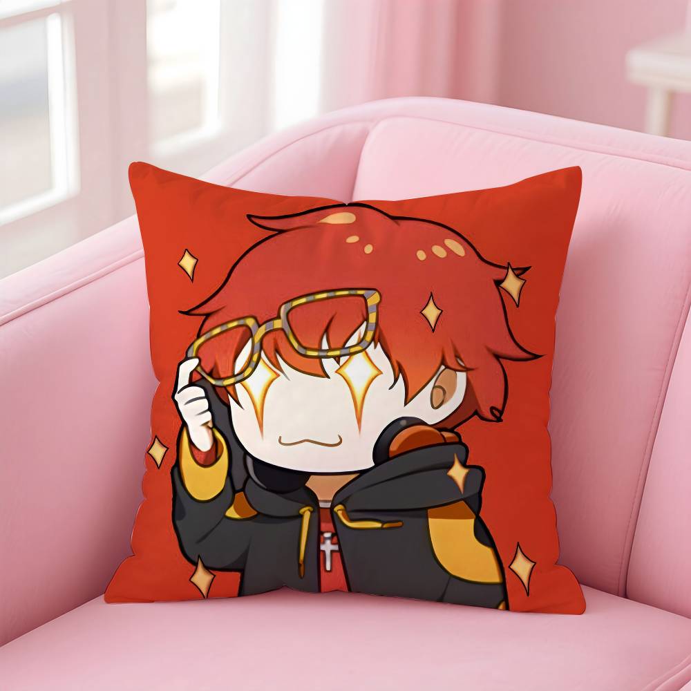 Hot Game M-Mystic Messenger 707 Pillow Case Custom Printed Brushed Fleece Pillow, Baby Skin-Touch, Eco-Friendly Dye-Sublimation