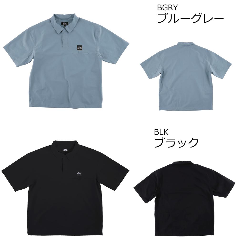 Fishing Polo Black [Abu Garcia] Water-Resistant Shirt,