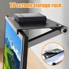 TV Shelf Adjustable Cable Box Shelf for Wall Mounted TV No Drill Stand Bracket for DVD Player Game Console Routers Speakers