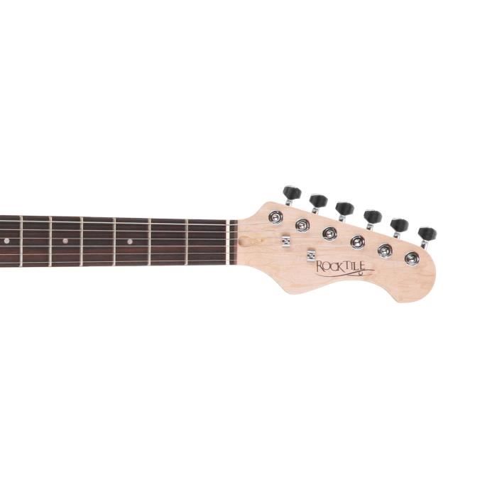 Guitare électrique - rocktile - sphere classic - blanc - 21 frets - touche palissandre