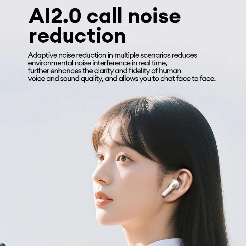 Original Lenovo LP22 Pro TWS Drahtlose Bluetooth 5.4 Kopfhörer HiFi Sound HD Anruf Gaming Musik Ohrhörer Lange Ausdauer Kopfhörer mit Mikrofon