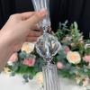 10pcs New Wedding Vase Acrylic Transparent Trumpet Style Table Flower Stand Center Table Decorative Supplies