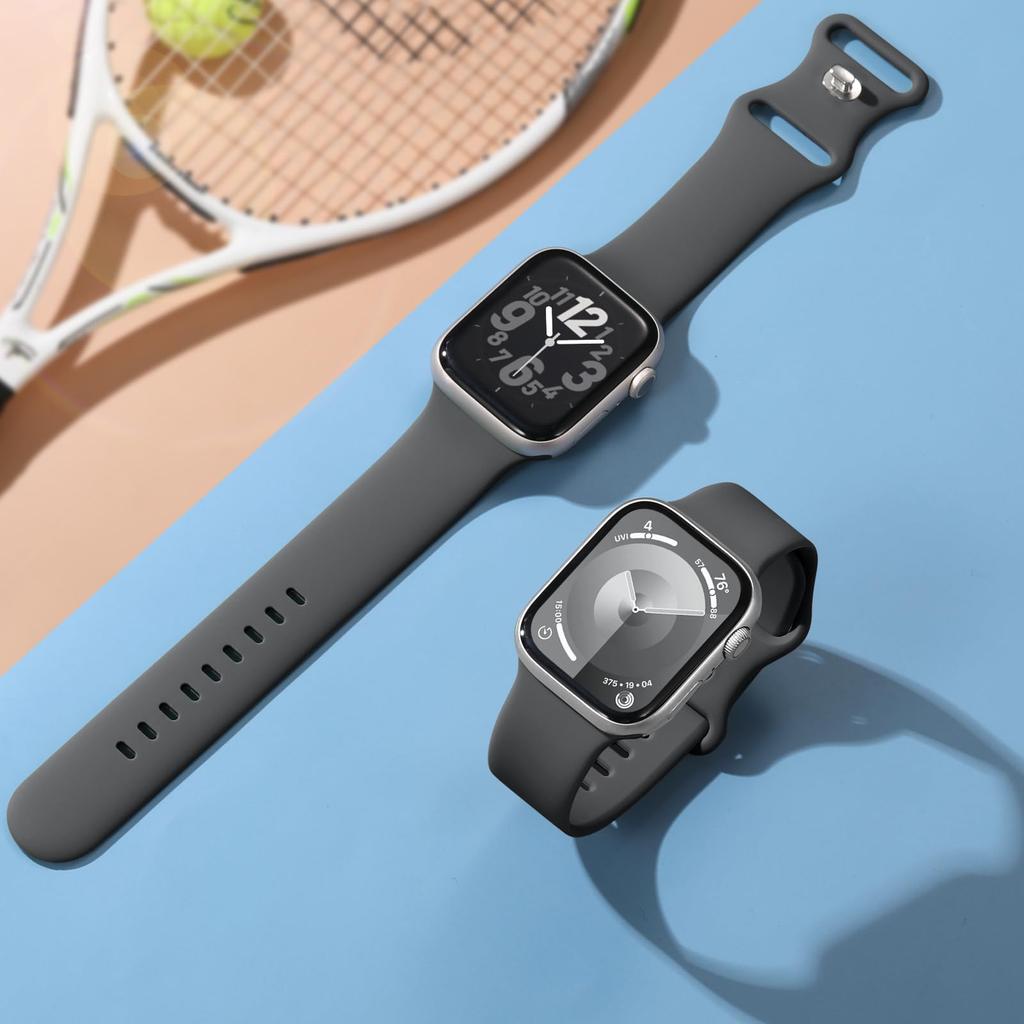 Silicone Strap For Apple Watch Band 44mm 45mm 41mm 40mm 49mm 42mm 38mm 46MM Sport Bracelet iWatch Series Ultra 2 SE 10 9 8 7 6 5