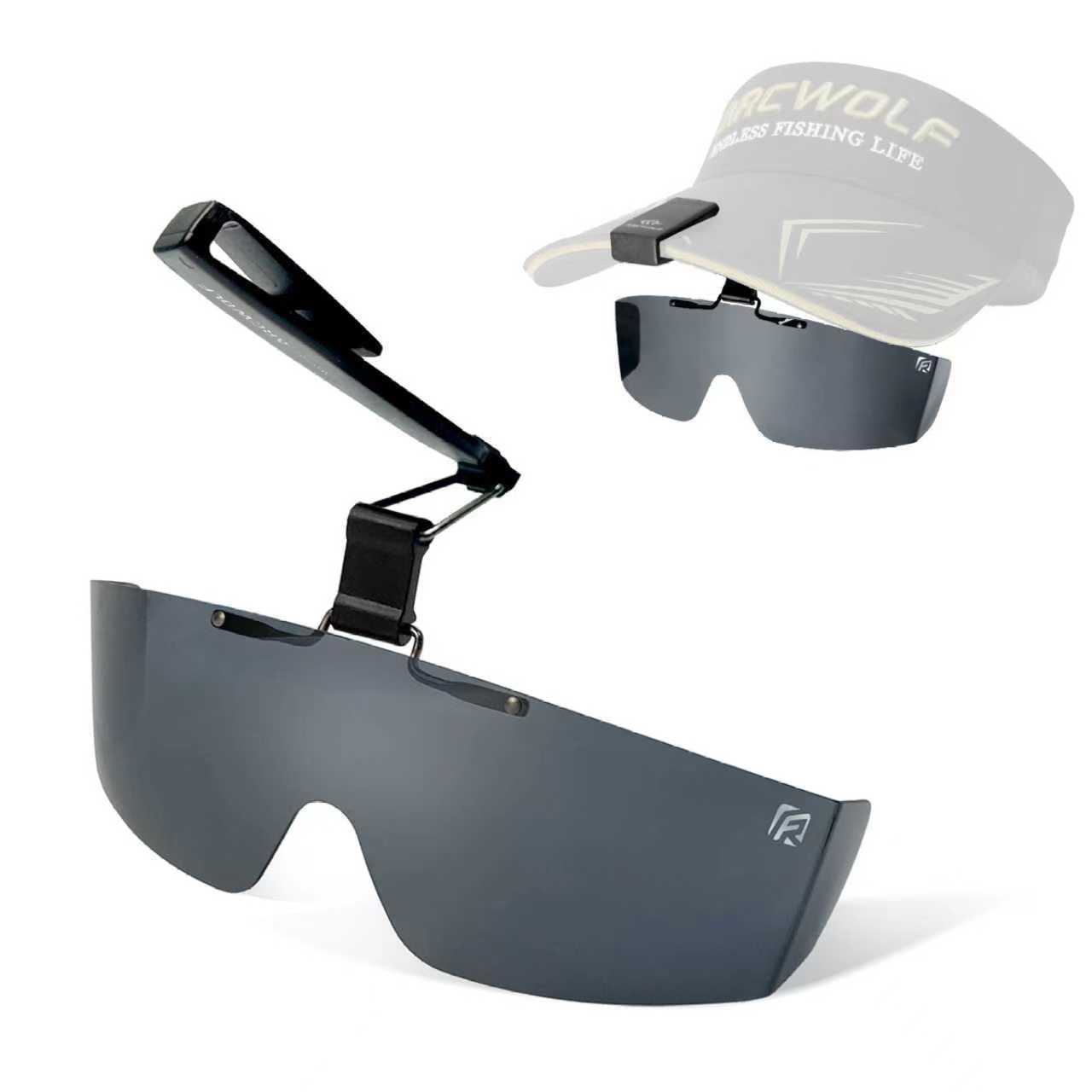 

ARCWOLF Polarized Sunglasses, Clip-on Sunglasses, Flip-Up Overglasses, Cap Shaders, Polarized Sunglasses for Hats