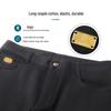 MONTAGUT Men's Comfort Stretch Black Denim Jeans