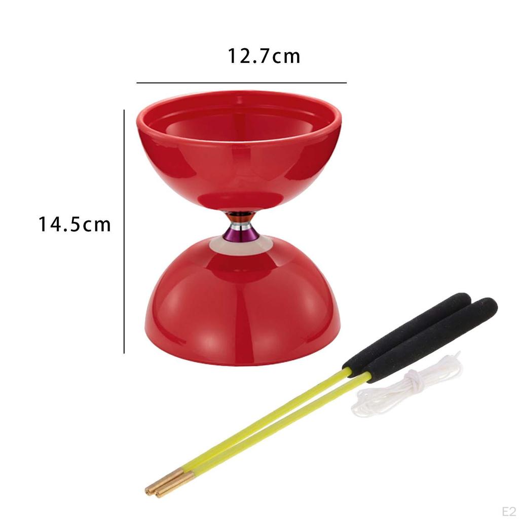 Classic Diabolo Toy Set with Sticks for Beginners and Community Events