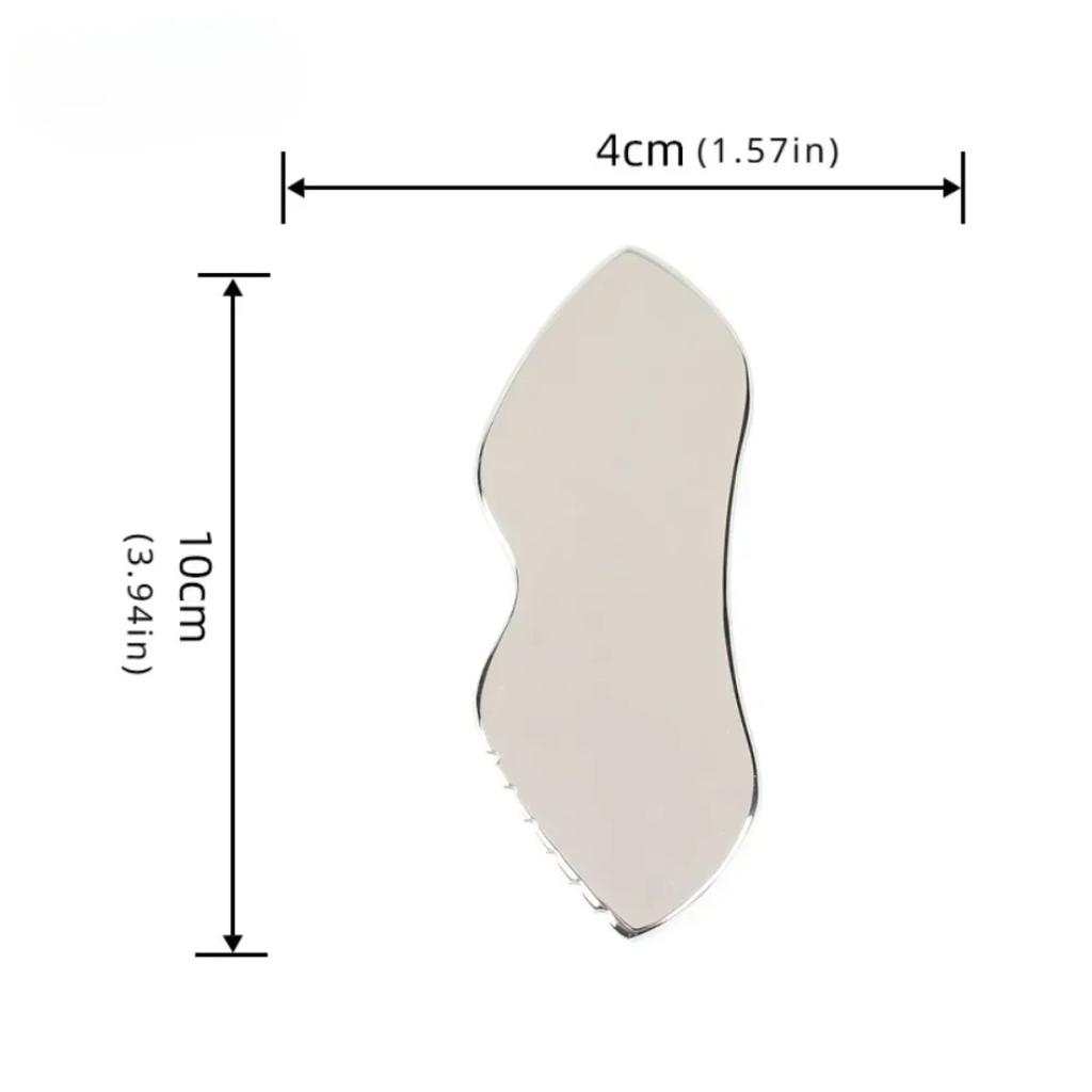Stainless Steel Gua Sha Tool Professional Body Scraping Massage for Head Neck Back Pain Relief Muscle Relaxation Therapy