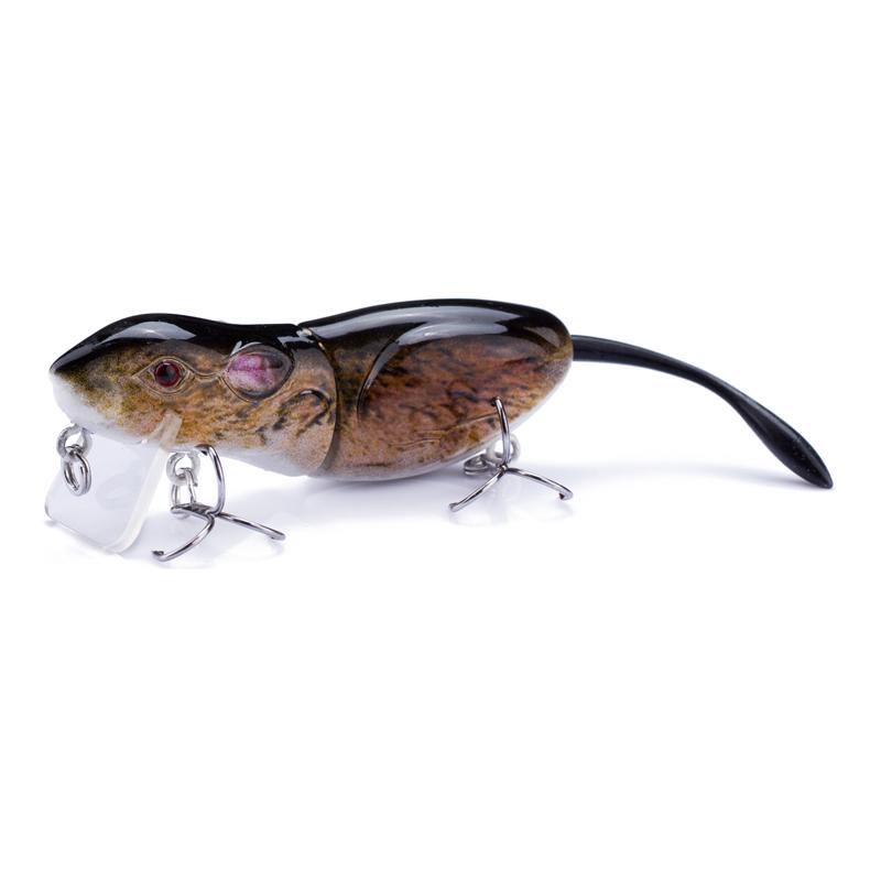 Realistic Rat Lure 6cm 10g Floating Mouse Wobblers For Pike Crankbait Artificial Bait Topwater Fishing Lures Tackle