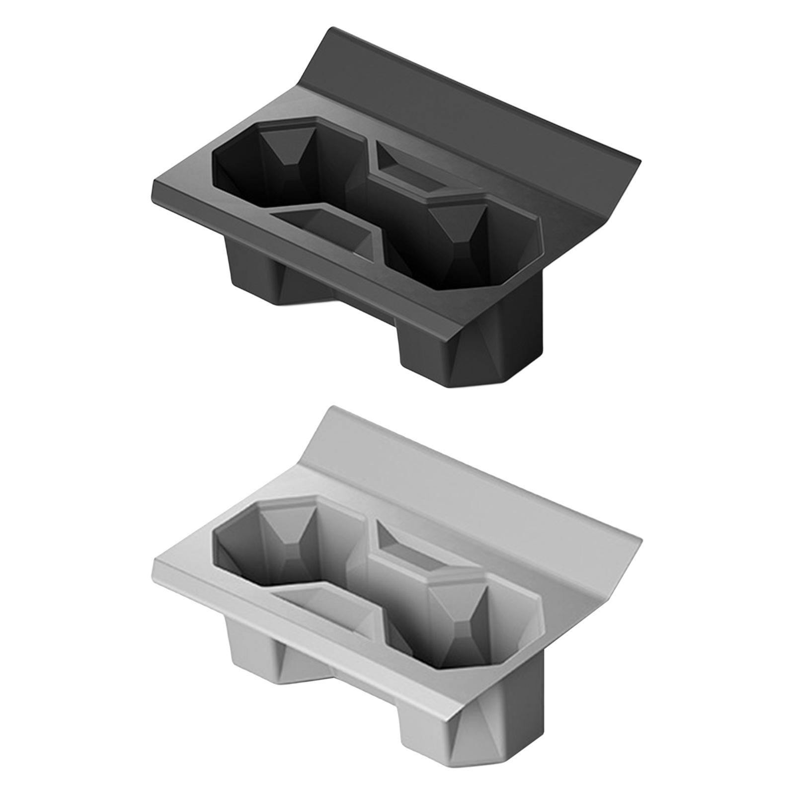 

Cup Holder Insert Easy to Install Water Cup Holder for Tesla Cybertruck чёрный