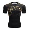 2025 Summer New Hot Selling Men's UFC Boxing Fighting Competition Casual Breathable Fashion Quick Drying T-shirt Short Sleeve
