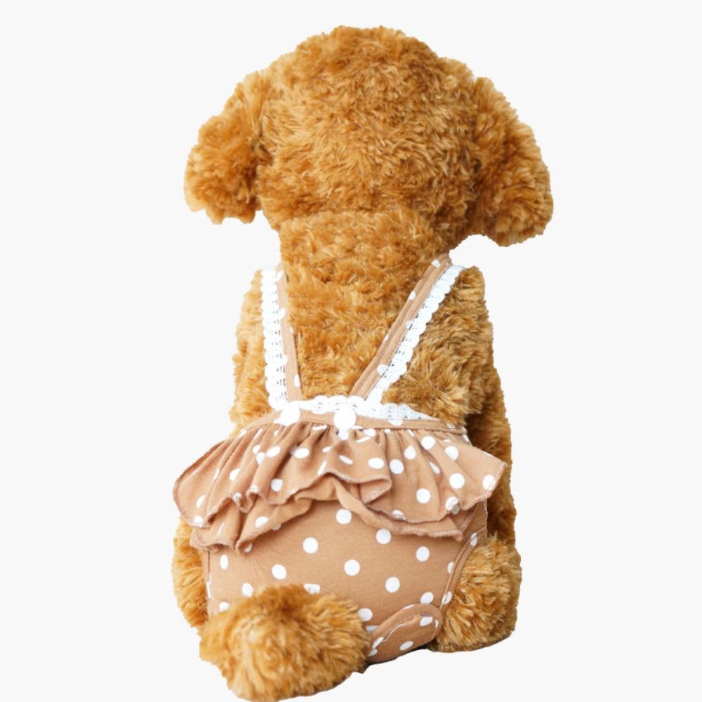 Reusable Female Dog Dot Skirt Washable Dog Physiological Pants Pet Menstrual Pants Pet Supplies