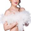 Turkey Feather Feather Boa Natural Apparel Fabric DIY Feather Scarf  Perform