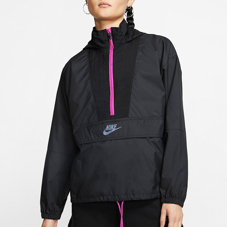 Nike Jackets Women's Black Hooded Moderate Other CJ2290-010
