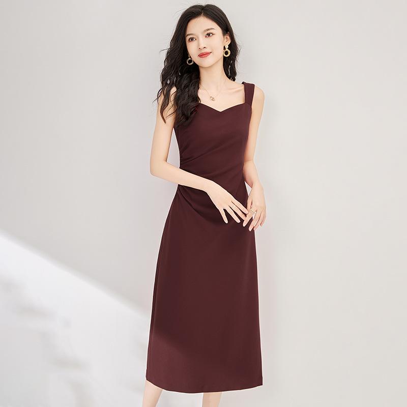 

2321306-Nanyou Stylish Timeless Slimming Suspender Dress XXL for 125-135 jin