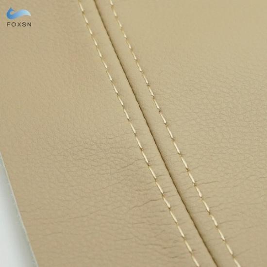For Peugeot 2008 Beige Leather Set Front&Rear Door Panel Armrest Cover Skin