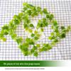 Rattan Pothos Artificial Leaf Vine for Indoor AC and Water Pipe Decoration