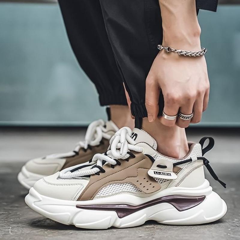 Fashion Mesh Upper Low-Top Sports Shoes for Men Breathable Outdoor Running Miked Colour On Clearance High Quality Gym Man Casual Sneaker
