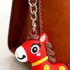 5/10Pcs 2026 Year of Horse Keychain Auspicious Cultural Design Chinese Zodiac Lucky Charms Backpack Pendant