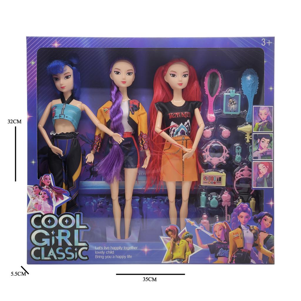New K-POP Girl Group Doll Set
