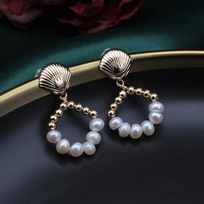Lifetime, French Freshwater Pearl Earrings, Light Luxury, High Sense, Cold Wind Studs, Niche, Unique New Fashion
