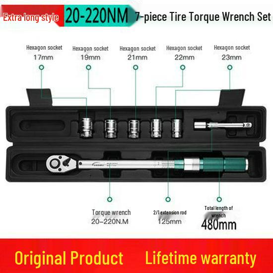 Taiwan Baodelili High Precision Adjustable Torque Wrench for Spark Plugs and Tires