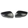 1 Pair Car Side Rear View Mirror Cover Cap Fit for Subaru Crosstrek XV Forester Impreza Black Carbon Fiber Texture Plastic