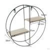 Scaffali a Muro Rotondi Vintage Galleggianti Libreria Scaffale Angolare