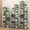 Tall Iron Art Multi-Layer Indoor Flower Stand for Living Room and Balcony 