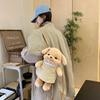 Backpack Puppy Plush Animal Shoulder Bag With Adjustable Straps Shoulder