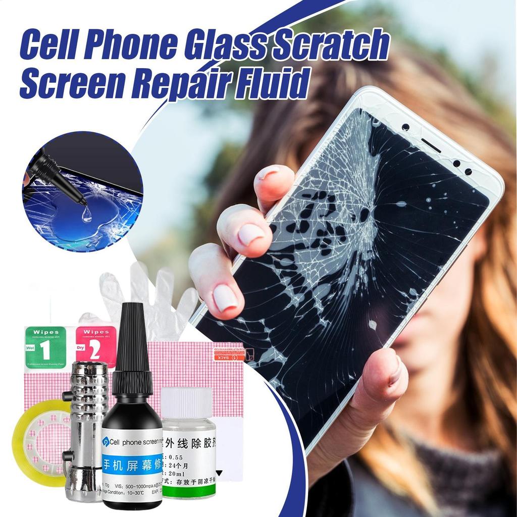 Random Color PET Film Liquid Screen Protector Fix Cracked Cell Phone Screen Glue Damage Handling Accessories for Smartphones