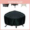 Fire Pit Cover With Dustproof Rainproof Uv Resistant Oxford Fabric For Outdoor Bbq Equipment
