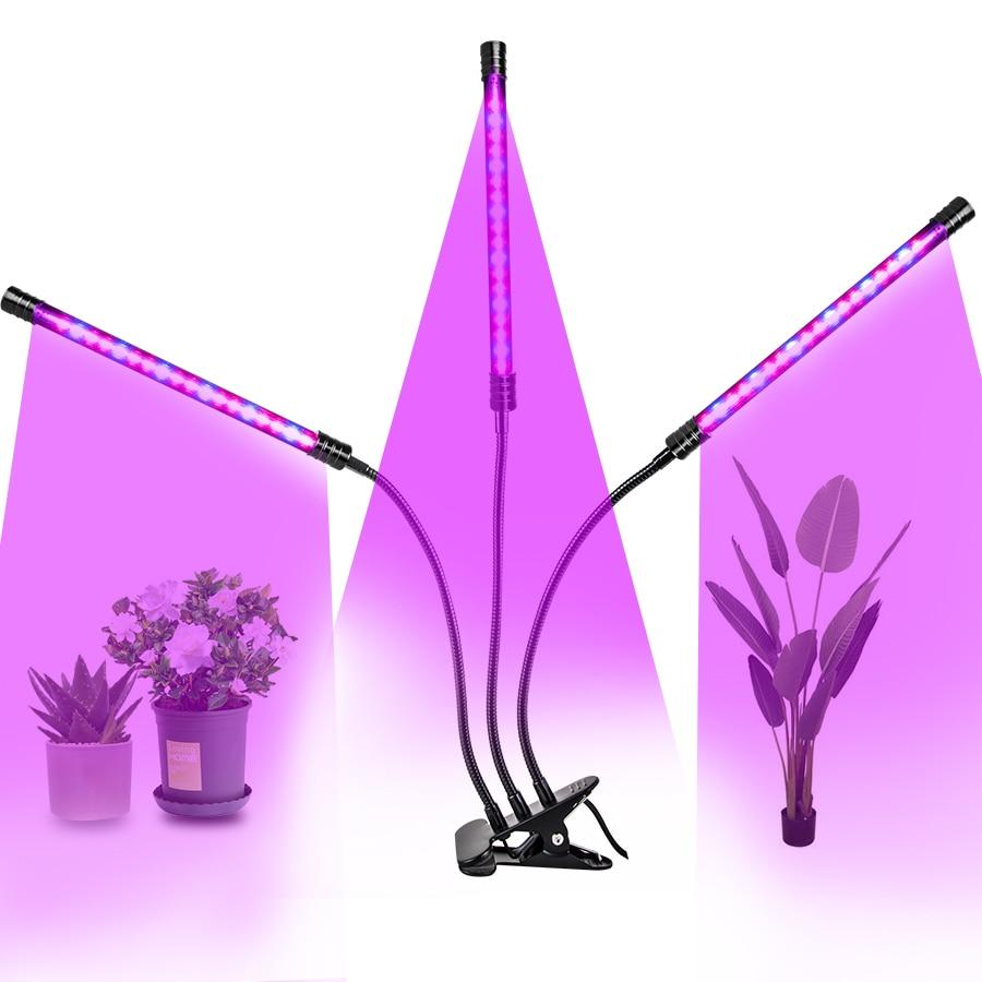 LED Pflanzenlicht USB Phyto Lampe Vollwachstumsspektrum Gartenbau Phytolampe Mit Steuerung Für Innenanbau Pflanzenblüte