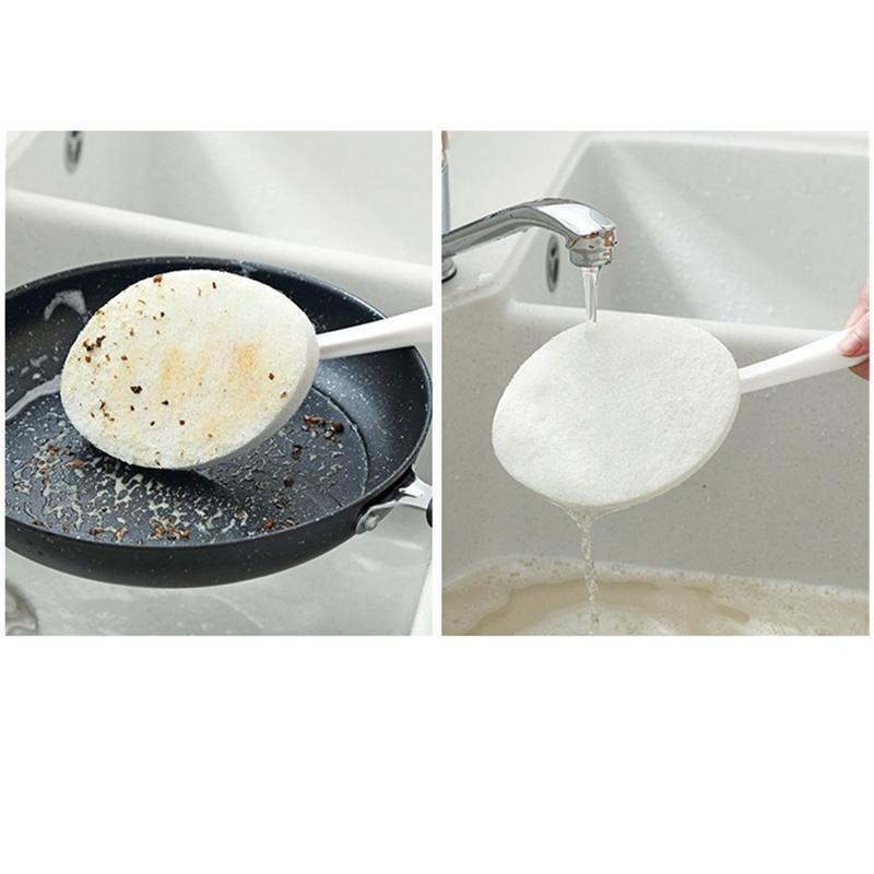 1Pc Portable Toilet Brush Multifunction Sponge Long Handle Bathtub Floor Home Cleaning Brush