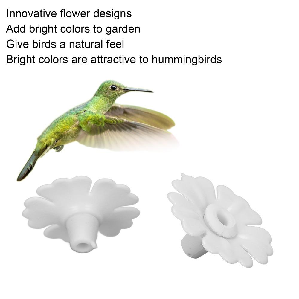 30Sets Bright Colors Bird Feeder Replacement Parts Durable Hanging Feeder Replacement  Garden Use