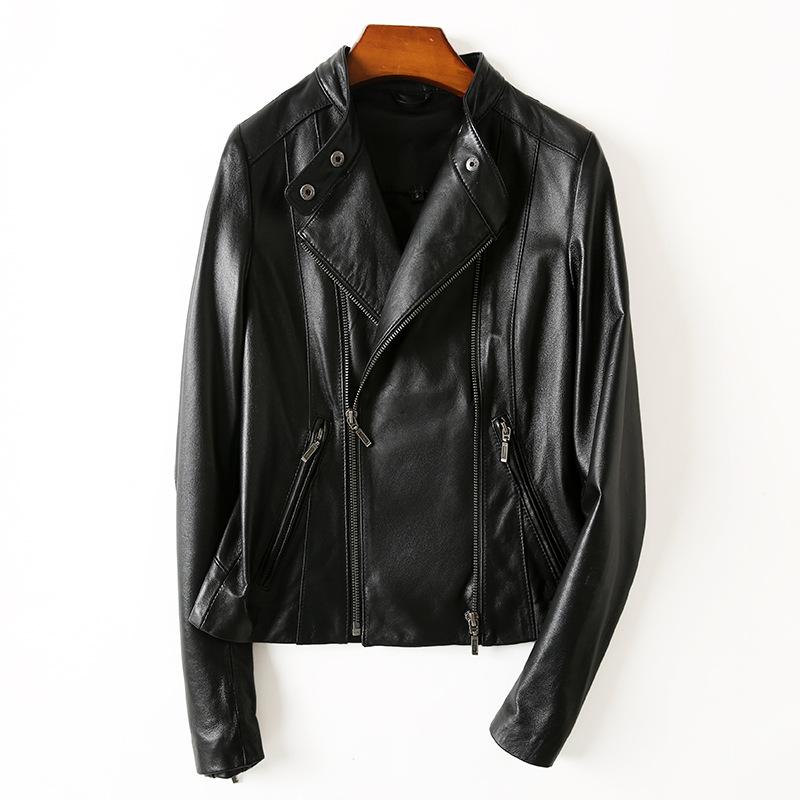 

Новая женская куртка из искусственной кожи, короткая кожаная куртка XXXL чёрный