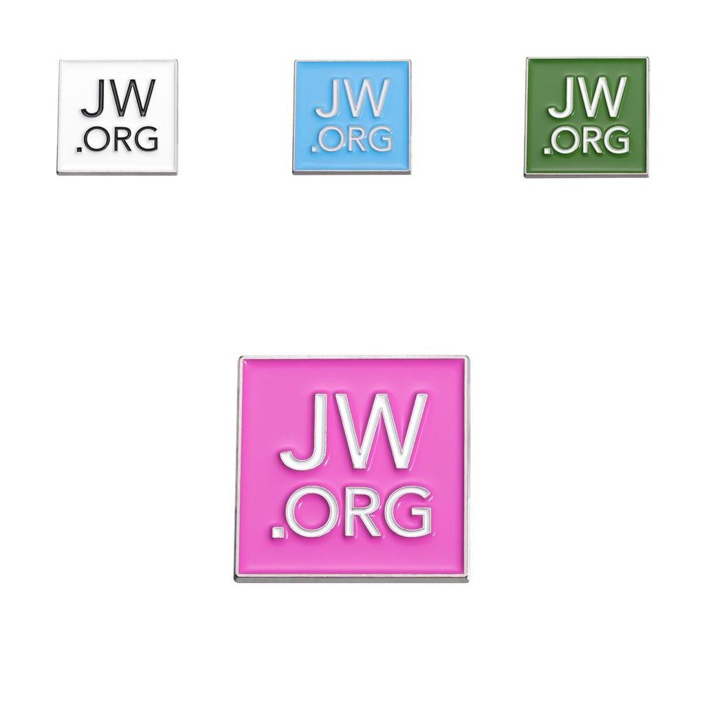 Versatile Geometric Jworg Enamel Badge In Multiple Colors Ideal For Fashion And Decoration