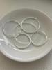 S925 Sterling Silver Thick Large Hoop Earrings for Women, Elegant Design, New Arrival