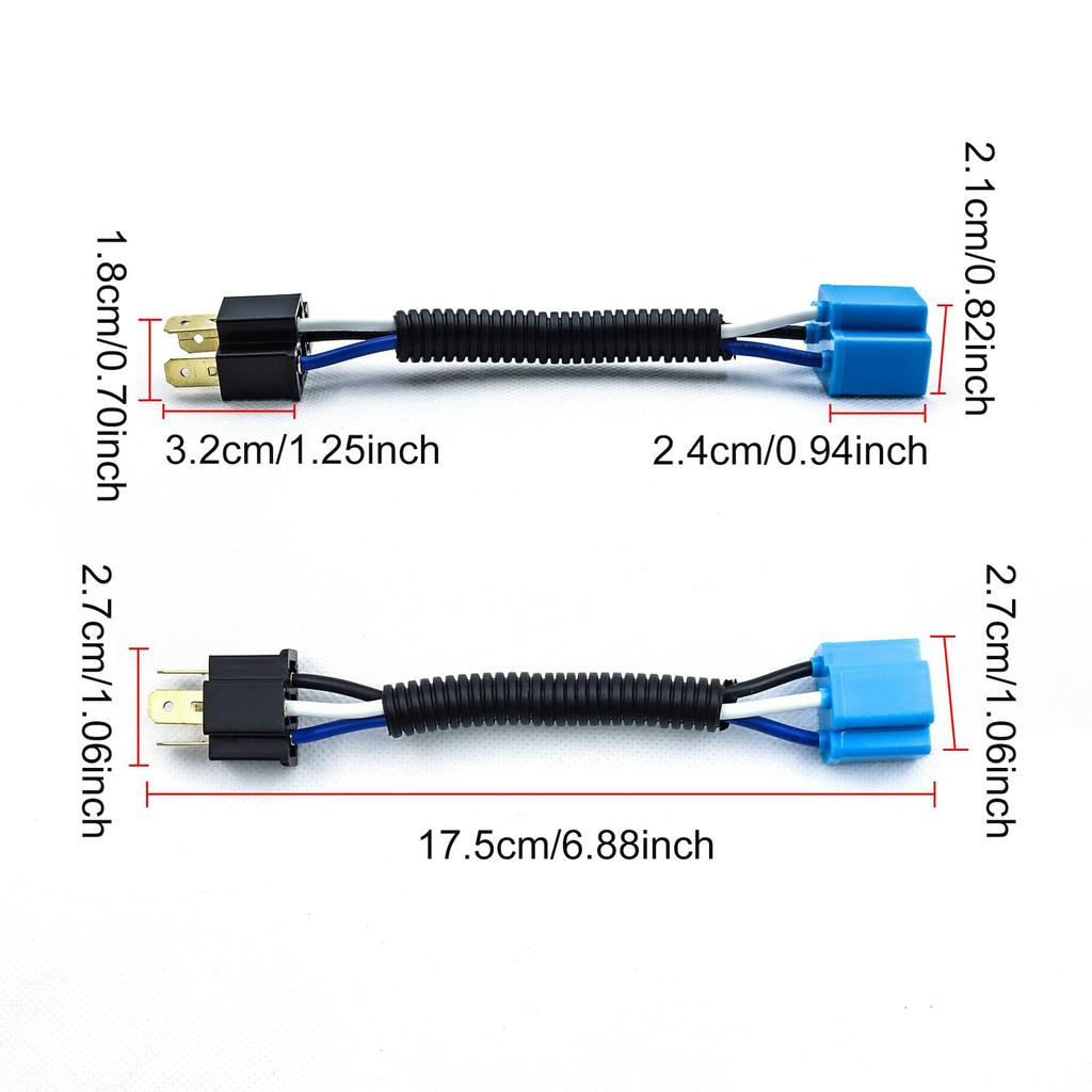 Aoling H4 Connector Male To Female, H4 Coupler Female To H4 Connector, H4 Connector