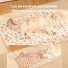 High Quality Soft Fluffy Pet Blanket Cute Dog Cat Paw Print Coral Fleece Blankets Pet Mat Warm and Comfortable Thermal Pad