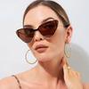 Cat Eye Sunglasses Luxury Brand Design Women Metal Triangle Sun Glasses Retro Lady Shades Eyewear Oculos