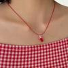 FANTASTIC PLANET mini mushroom string necklace (3colors)